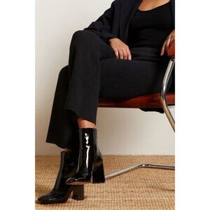 Sam Edelman Size 8.5W Women Codie2 Chic Ankle Boots Shoes Black Patent